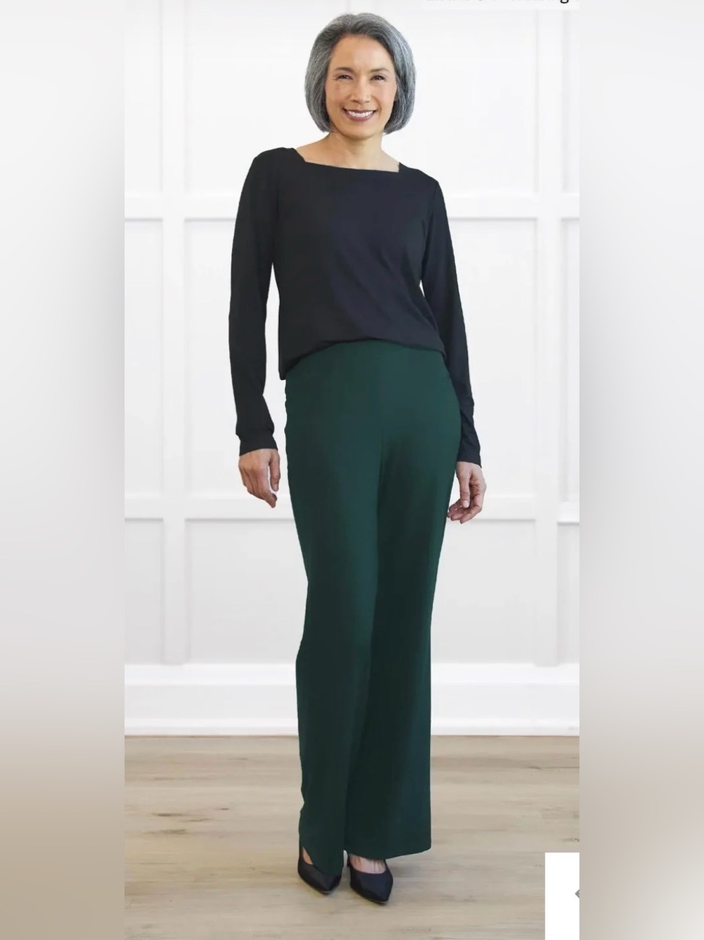 🇨🇦Miik🇨🇦 Reed high waisted flares pant, XL, pine